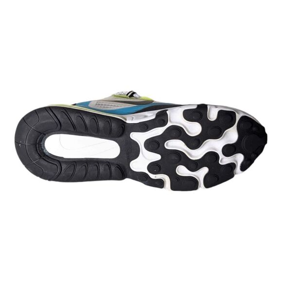 NIKE Air Max 270 React 'Oracle Aqua Ghost Green' Running Shoes Size 8 - Picture 8 of 9